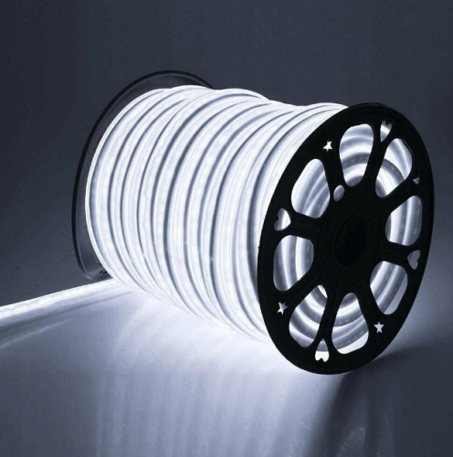 Taśma LED 12V 8W wodoodporna 1m NEON flex 6x12-barwa zimna