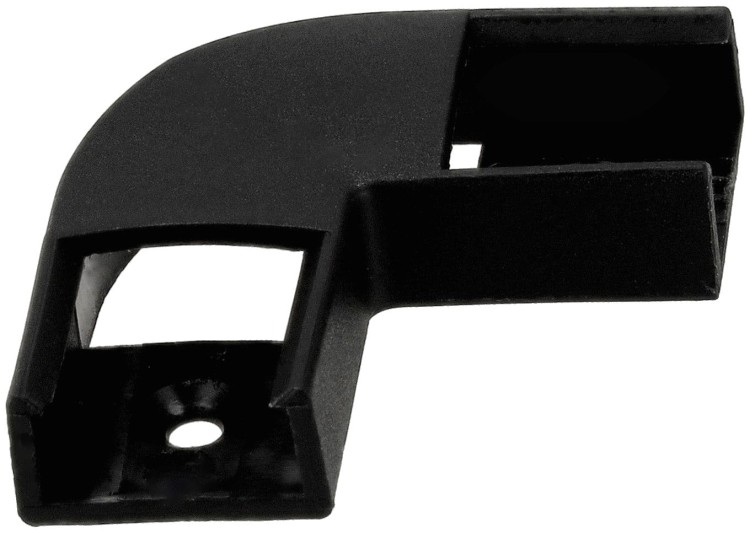 Złączka kątowa czarna do profilu LED