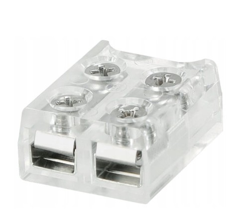 Złączka Szybkozłączka Do Taśmy LED COB 8mm Obustronna Taśma-Przewód Śrubka