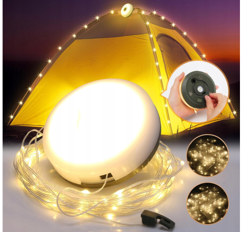 Girlanda na rolce akumulatorowa 10m - barwa ciepła