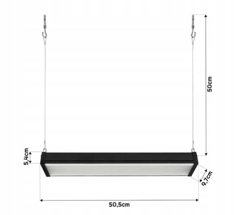 Lampa Przemysłowa LED 100W 10000lm 230V