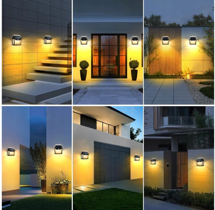 Lampa Solarna z czujnikiem ruchu 2 LED IP54
