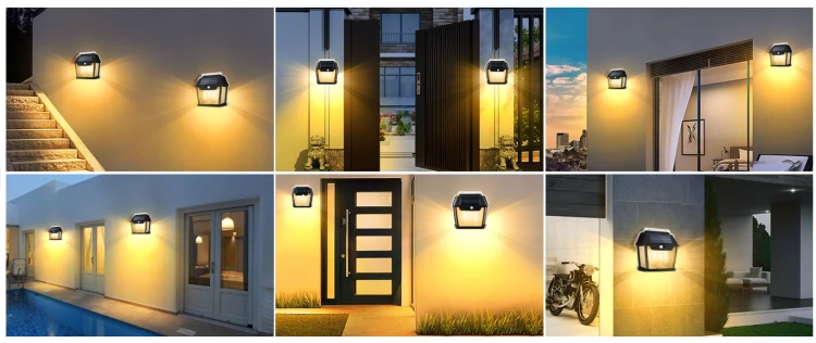 Lampa Solarna z czujnikiem ruchu 2 LED IP54