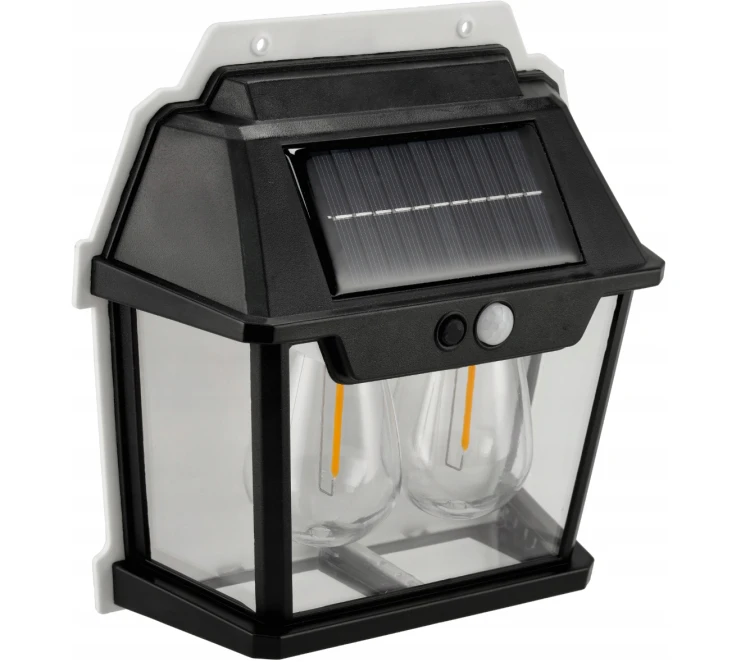 Lampa Solarna z czujnikiem ruchu 2 LED IP54