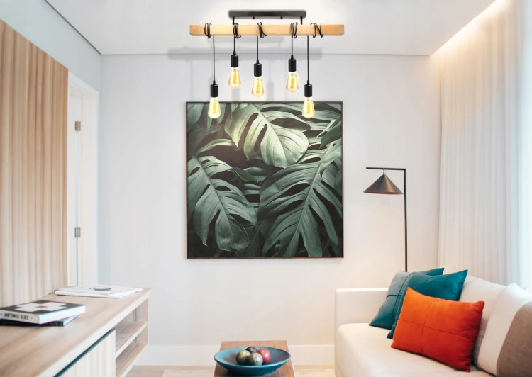 Lampa sufitowa wisząca LED 5x E27 Loft