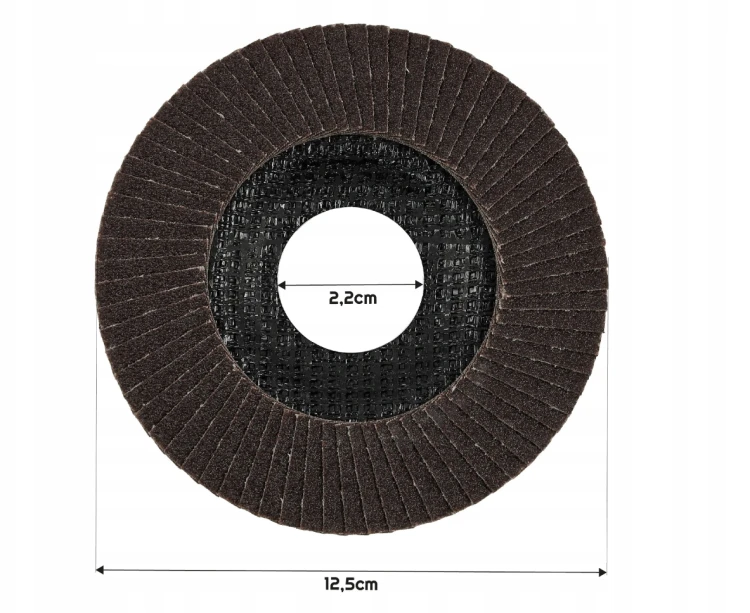 5x Tarcza Listkowa Lamelka Do Szlifowania Drewna Metalu 125mm