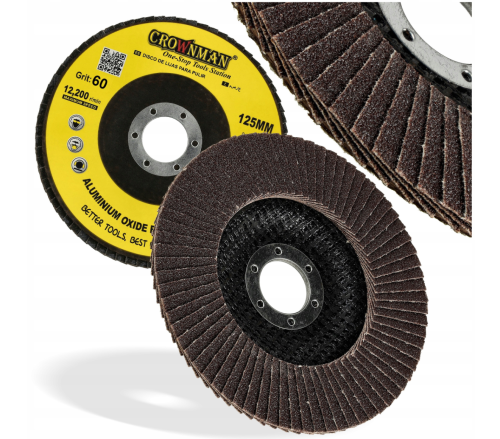 5x Tarcza Listkowa Lamelka Do Szlifowania Drewna Metalu 125mm