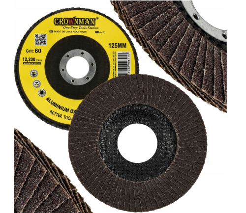 5x Tarcza Listkowa Lamelka Do Szlifowania Drewna Metalu 125mm