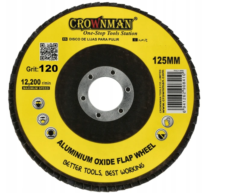 5x Tarcza Listkowa Lamelka Do Szlifowania Drewna Metalu 125mm P120