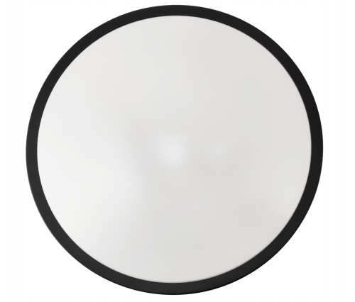 Plafon LED okrągły natynkowy 2x E27 - czarny