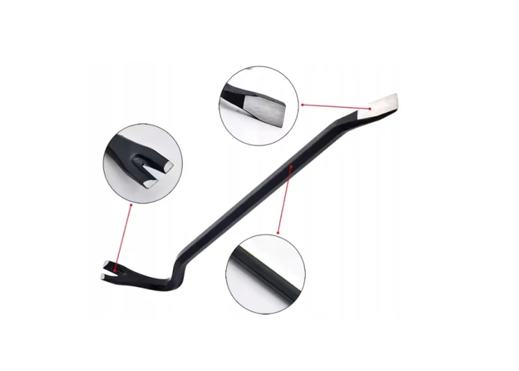 Łom wyciągacz do gwoździ Breszka 450mm ze stali 16x450