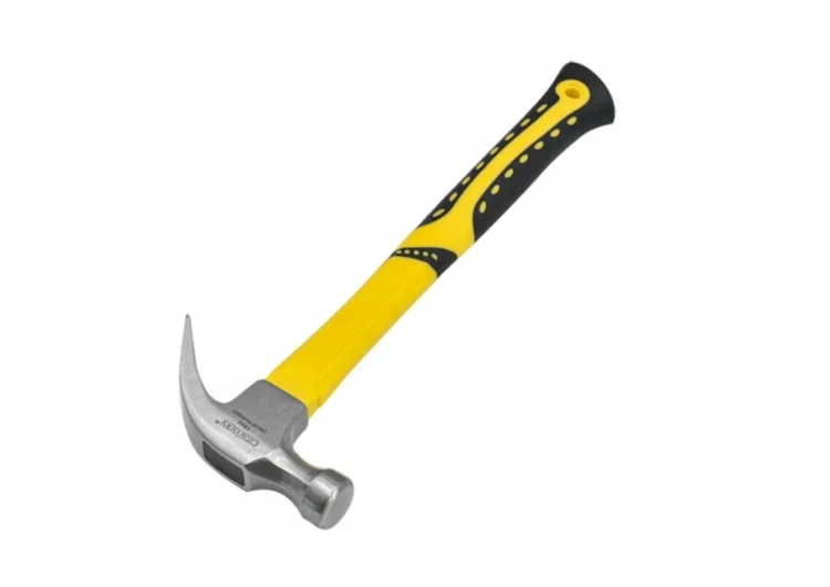 Młotek Ciesielski Stolarski Dekarski stalowy 250g z plastikowym trzonkiem