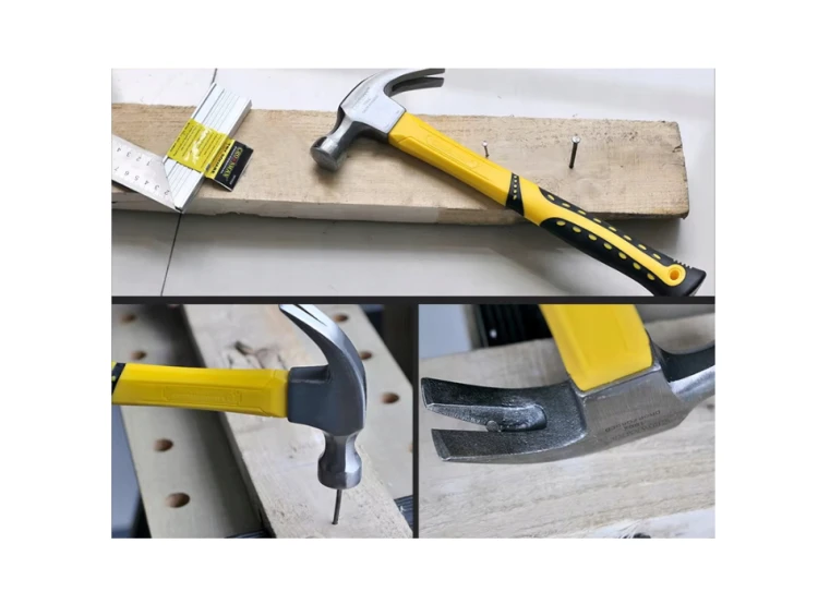 Młotek Ciesielski Stolarski Dekarski stalowy 250g z plastikowym trzonkiem