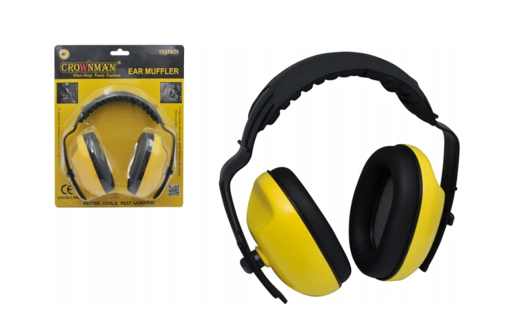 Nauszniki słuchawki ochronne regulowane SNR 25dB NRR 22db