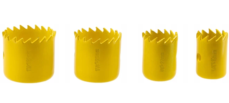 Otwornica do drewna karbonowana z adapterem Zestaw 11 + Pudełko