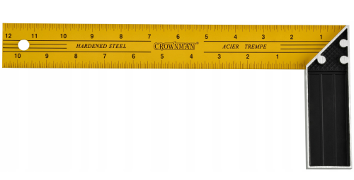 Kątownik stolarski budowlany uniwersalny z podziałką 30cm
