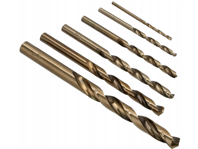 Zestaw wierteł do metalu betonu drewna 16 sztuk komplet