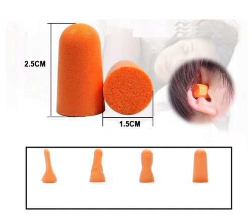 Stopery do uszu piankowe