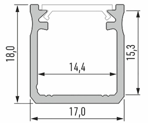 Profil LED LUMINES typ Y biały lakierowany 2,02m