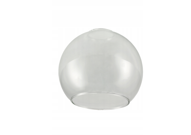 Lampa sufitowa kinkiet LED E27 do salonu szklana kula przeźroczysta