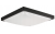 Plafon LED 2xE27 kwadratowy czarny z żarówkami LED - Zestaw