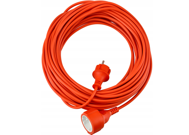 Przedłużacz 20m ogrodowy / uniwersalny długi 230V 2x1mm2 13A 2000W