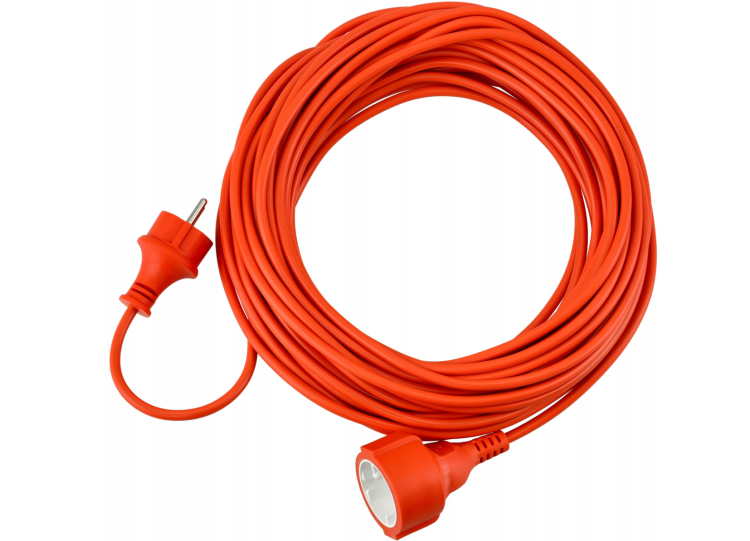 Przedłużacz 20m ogrodowy / uniwersalny długi 230V 2x1mm2 13A 2000W