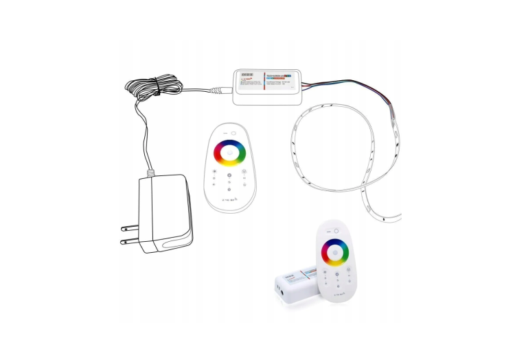 Sterwonik do Taśmy LED RGB dotykowy - 18A - 216W