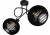 Lampa Sufitowa Żyrandol LED LOFT ZAWIJANA 2XE27 Drewniana Czarna