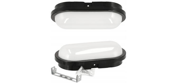 Lampa LED kanałowa IP65 15W 4000K czarna Eco Light
