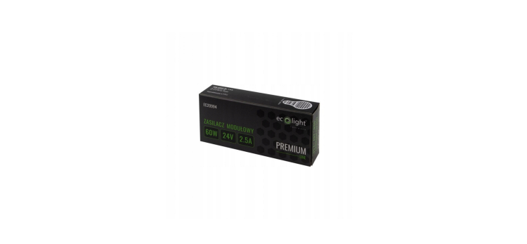Zasilacz LED slim IP20 - 24V - 2,5A - 60W - Premium Line