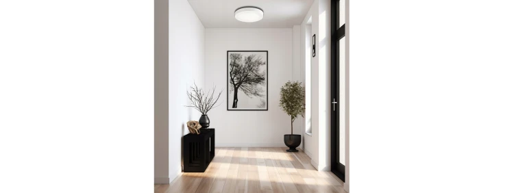Plafon LED natynkowy 18W - 1980lm - 4000k - biały okrąg