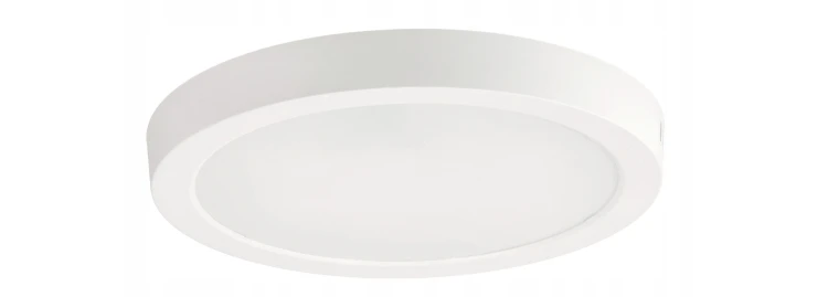 Plafon LED natynkowy 18W - 1980lm - 4000k - biały okrąg