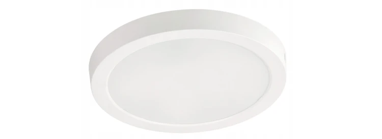 Plafon LED natynkowy 18W - 1980lm - 4000k - biały okrąg