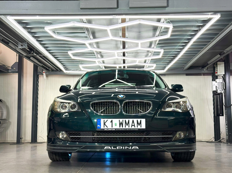 Lampa sufitowa LED Hexagon IP44 - 750W - 110 lm/W - 290 x 505cm - barwa zimna