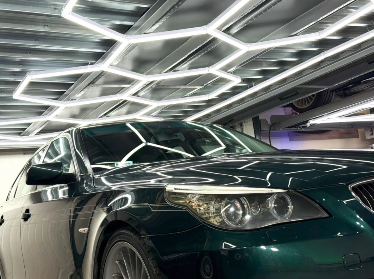 Lampa sufitowa LED Hexagon IP44 - 750W - 110 lm/W - 290 x 505cm - barwa zimna