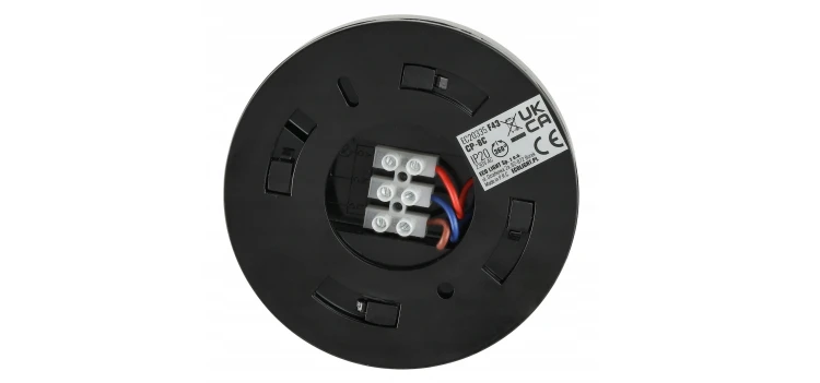 Czujnik ruchu LED PIR 360° regulowany - czarny
