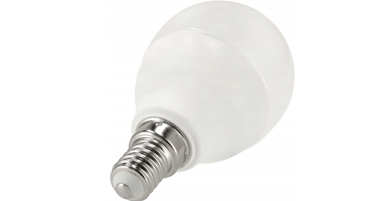 Żarówka LED E14 - G45 - 10W - biała neutralna