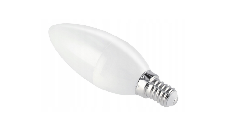 Żarówka LED E14 - C37 - 10W - barwa ciepła