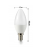 Żarówka LED E14 - C37 - 10W - barwa ciepła