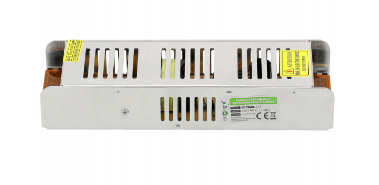 Zasilacz LED slim modułowy - 200W - 12V - 16,5A Eco Light