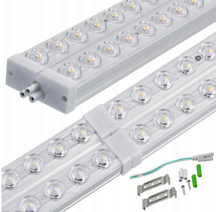 Lampa LED NEPTUN szeregowa 120cm - 72W -7200lm - IP20 - 6000K - barwa zimna