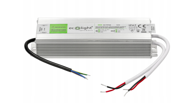 Zasilacz hermetyczny LED 12V - 16A - 200W - Eco Light
