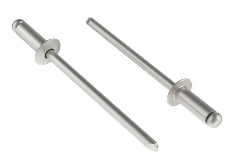 Nity zrywalne aluminiowe 4,8x12.7mm zestaw 50sztuk