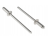 Nity zrywalne aluminiowe 3,2x9,5mm zestaw 50sztuk