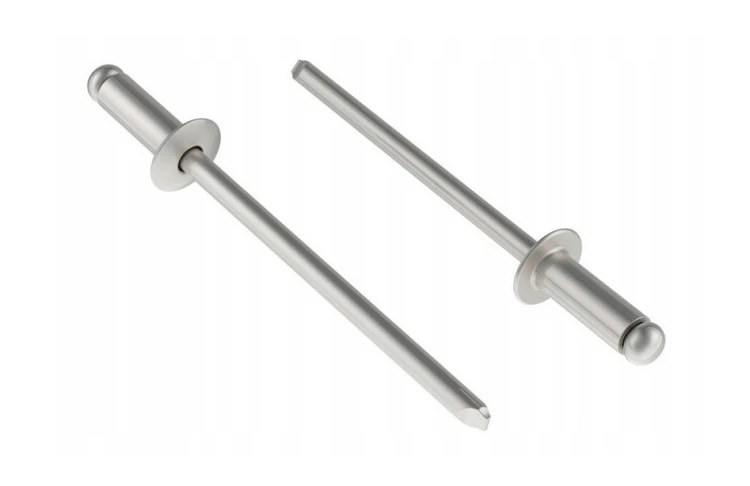 Nity zrywalne aluminiowe 3.2x8mm zestaw 50sztuk