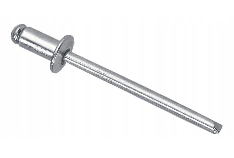 Nity zrywalne aluminiowe6.4x12mm zestaw 50sztuk