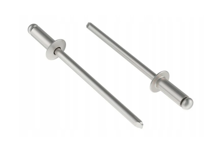 Nity zrywalne aluminiowe6.4x12mm zestaw 50sztuk