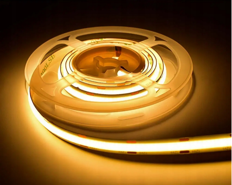 Taśma LED COB Neon 24V - 480D - 9W/m -IP20 - 50m - 990lm - barwa ciepła