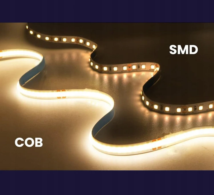 Taśma LED COB Neon 24V - 480D - 9W/m -IP20 - 50m - 990lm - barwa ciepła